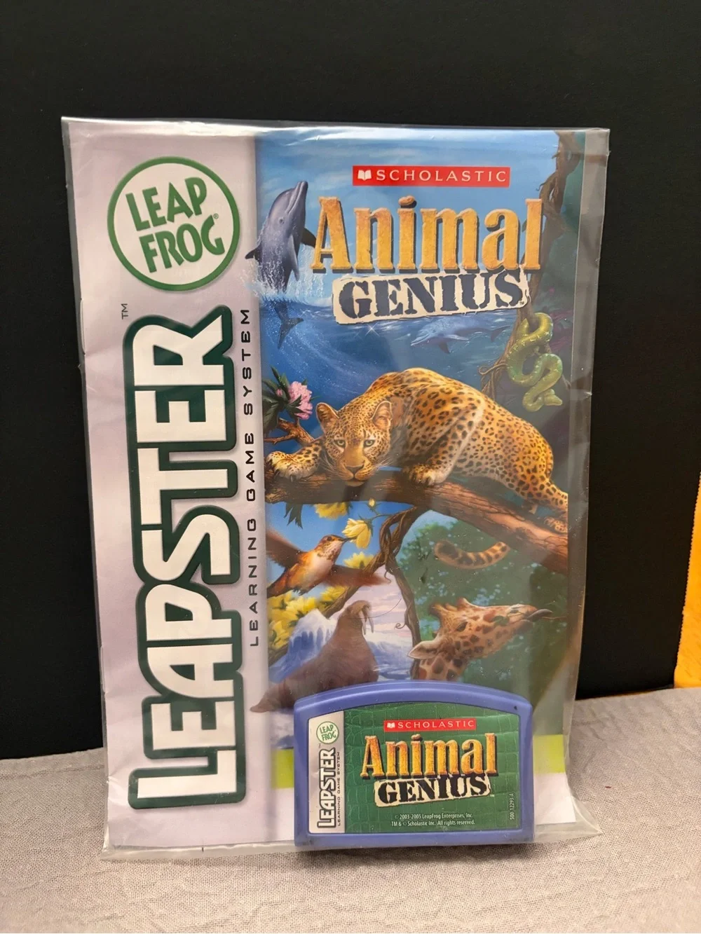 Lot of 6 LeapFrog Leapster Games - 4 Complete in Box CIB, Nemo Dora Incredibles